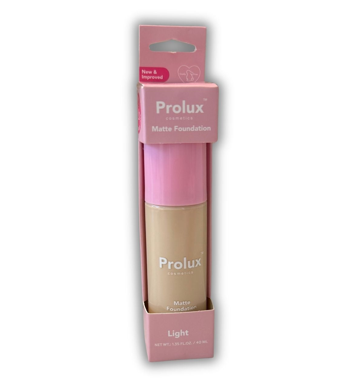 Prolux Cosmetics – Matte Foundation (Light)