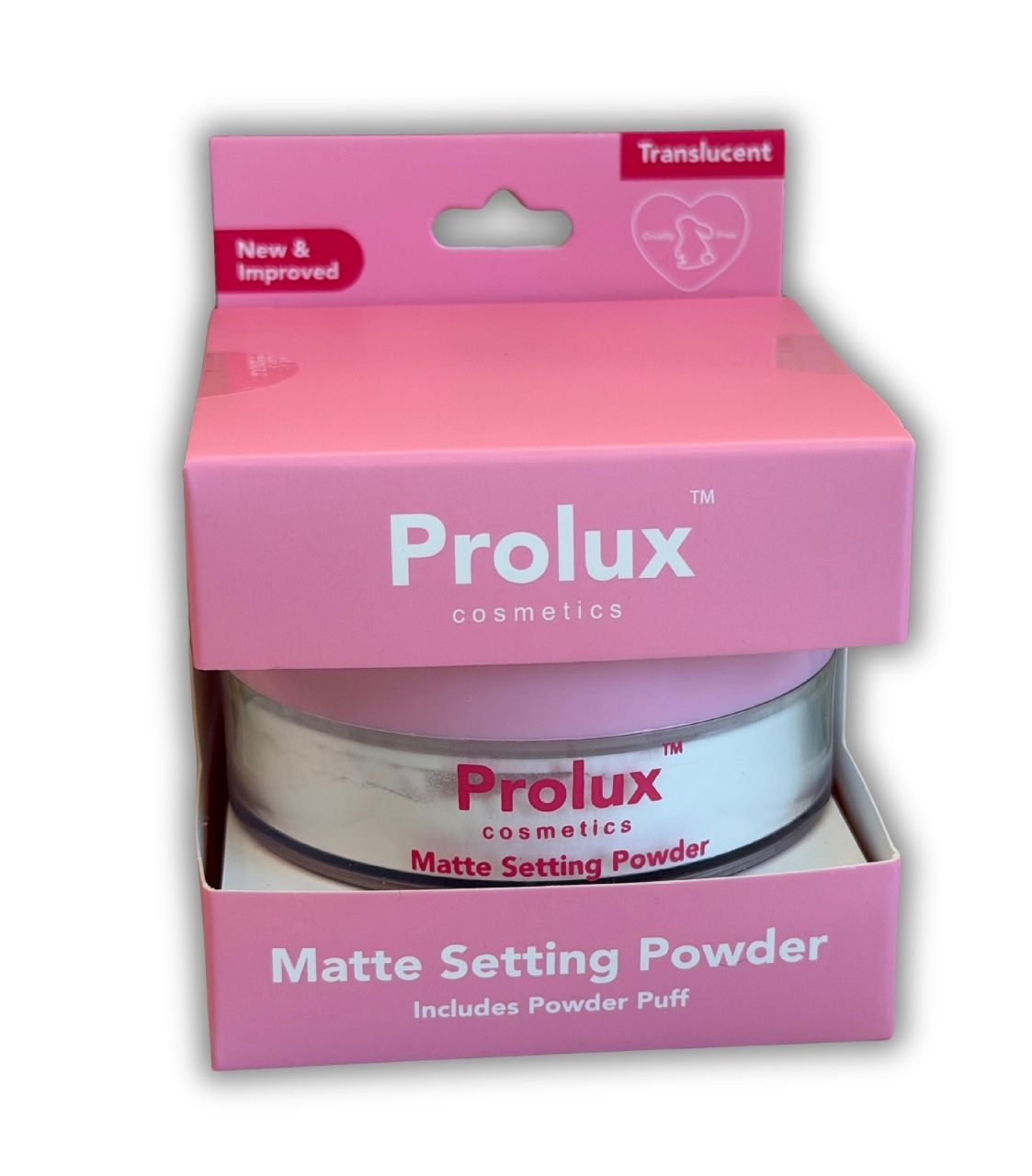 Prolux Cosmetics – Matte Setting Powder (Translucent)