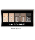 L.A. Colors – 5 Color Matte Eyeshadow Palette (Nude Suede)